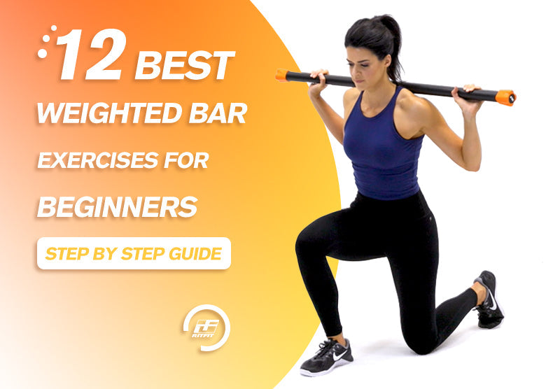 Weighted workout bar sale