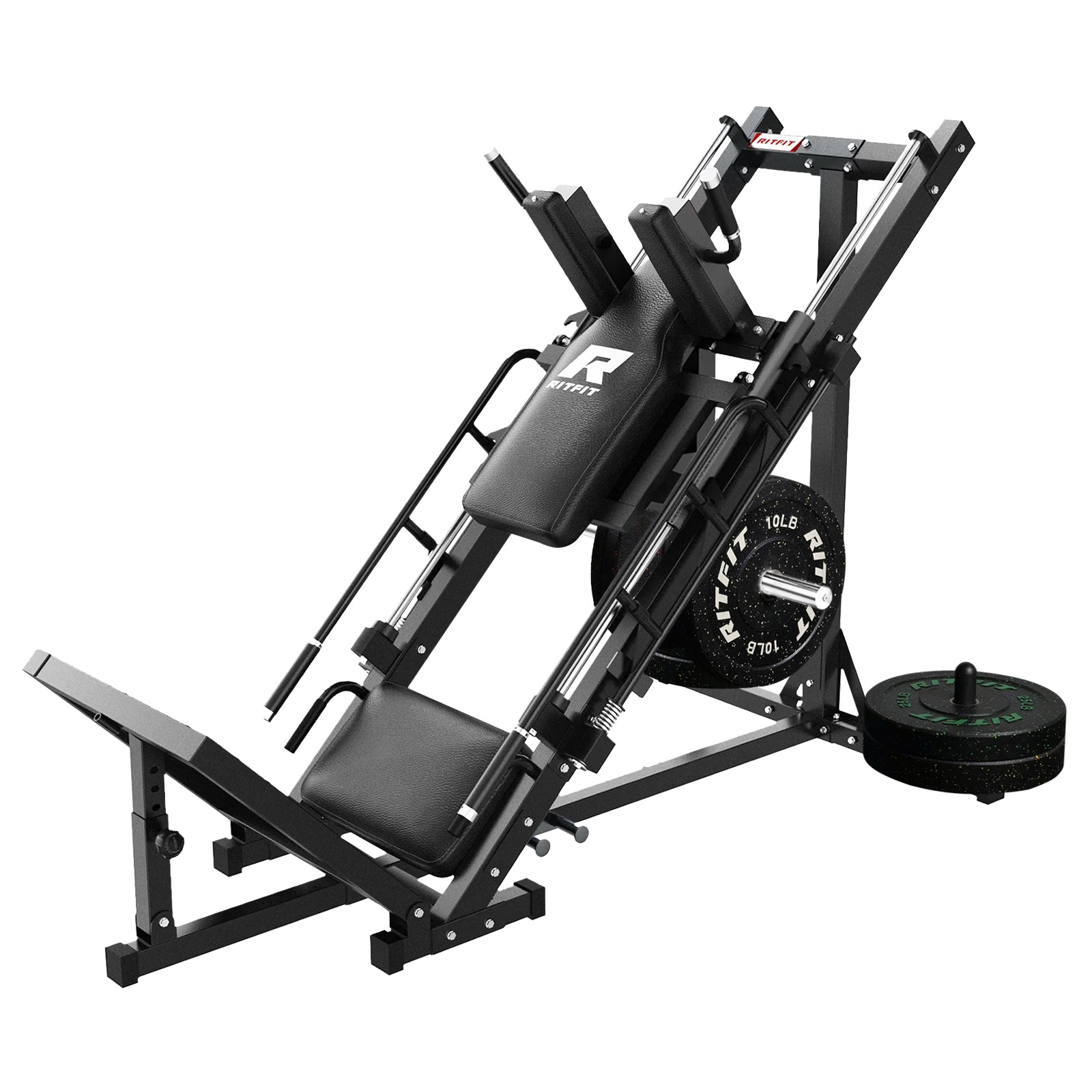 RitFit BLP01 Full Leg Workout Package 3-In-1 Leg Press, Hack Squat, and Calf Raise Set