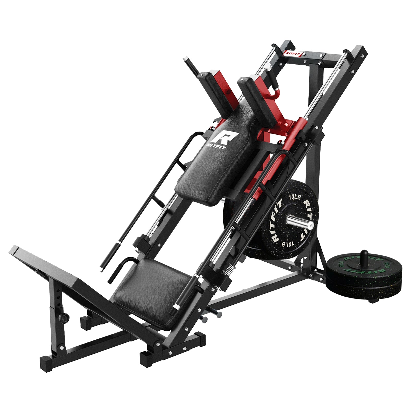 RitFit BLP01 Full Leg Workout Package 3-In-1 Leg Press, Hack Squat, and Calf Raise Set