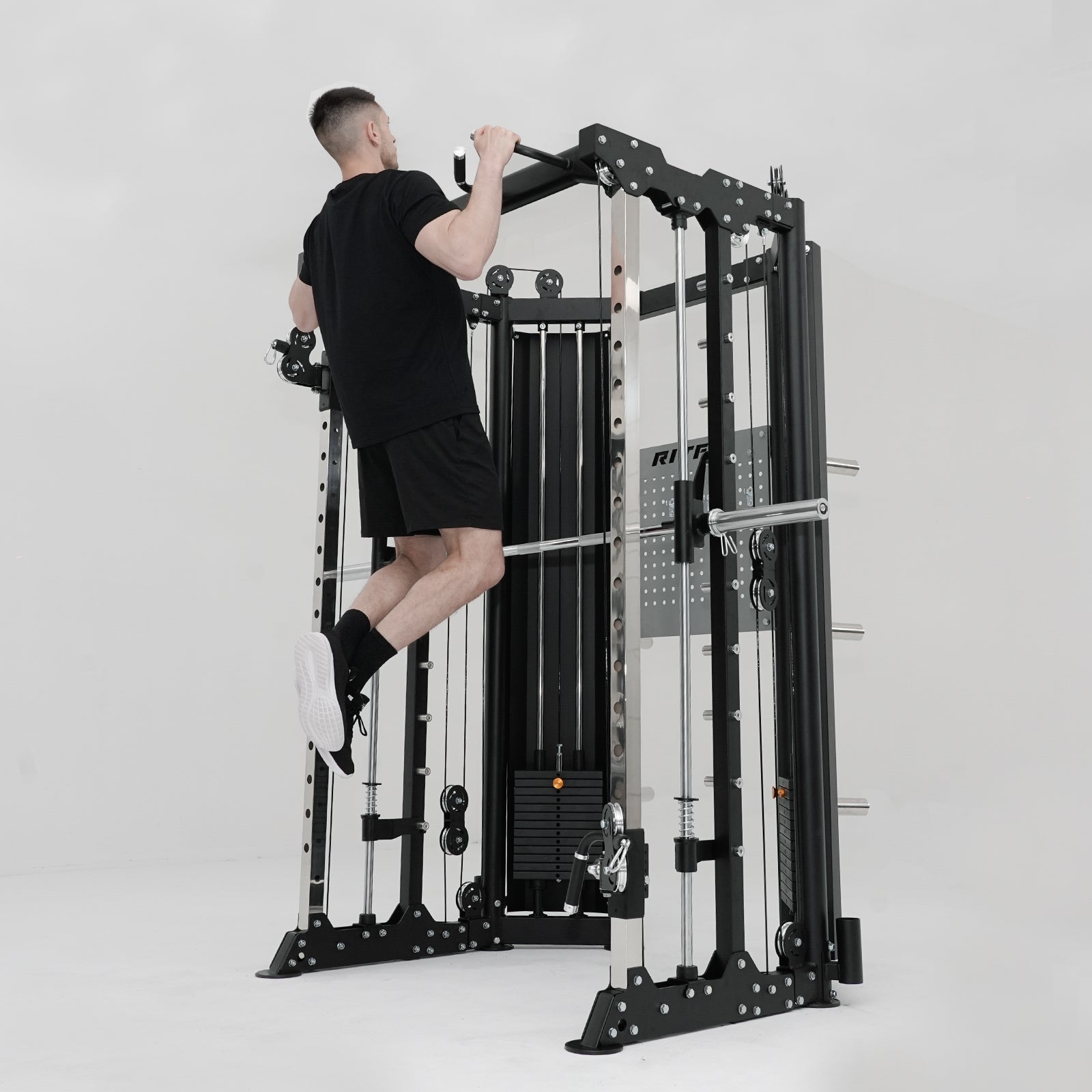 RitFit BPC06 All-In-One Smith Machine with 260LB Weight Stacks