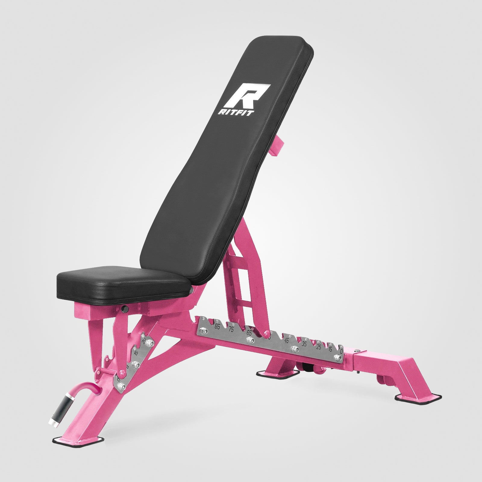 RitFit 1300LB Adjustable Weight Bench BWB01 - Pink