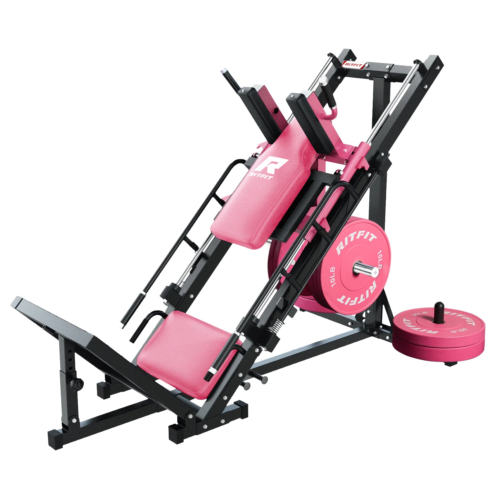 RitFit BLP01 Full Leg Workout Package 3-In-1 Leg Press, Hack Squat, and Calf Raise Set