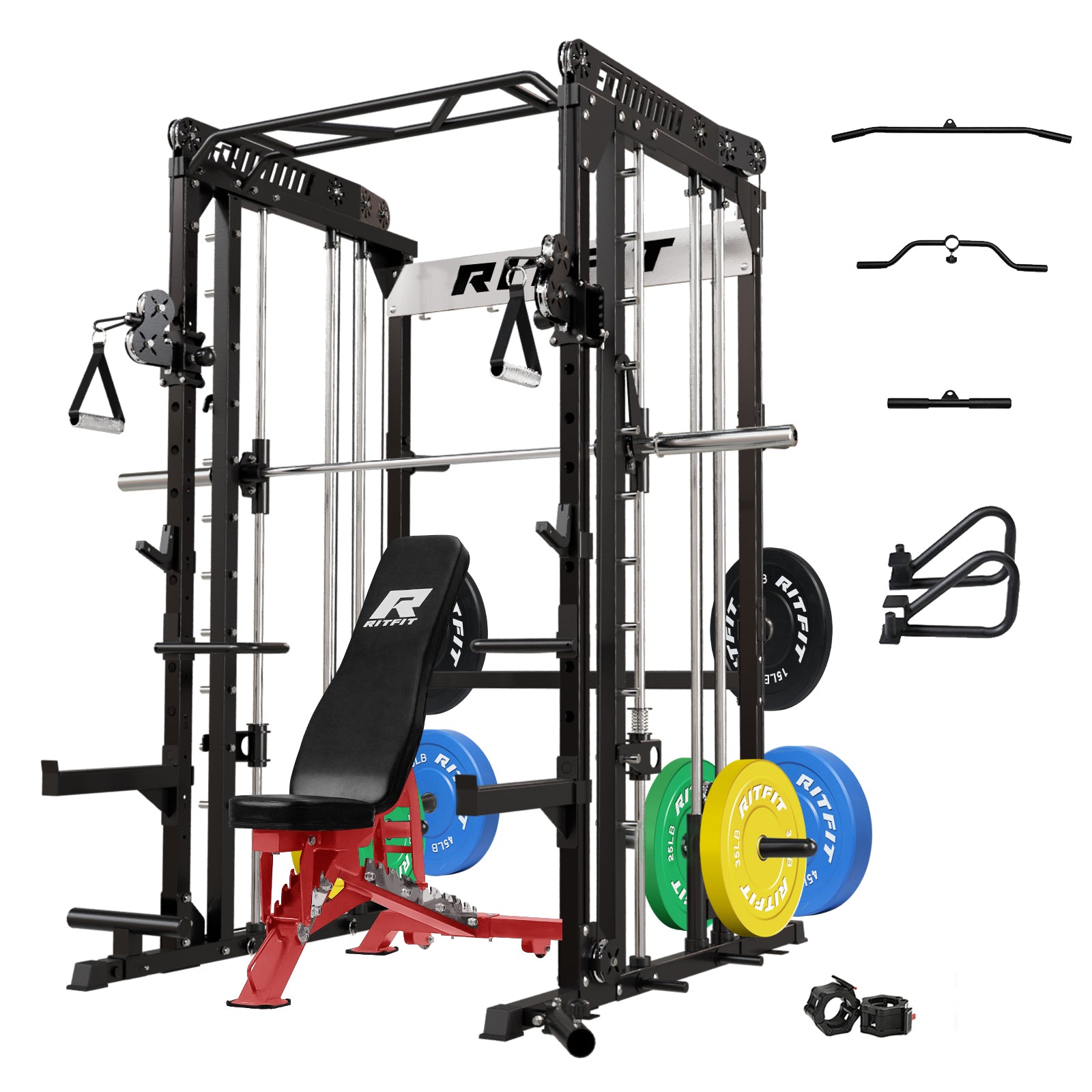 RitFit M1 2.0 Smith Machine Home Gym Package Comprehensive All-In-One Workout System