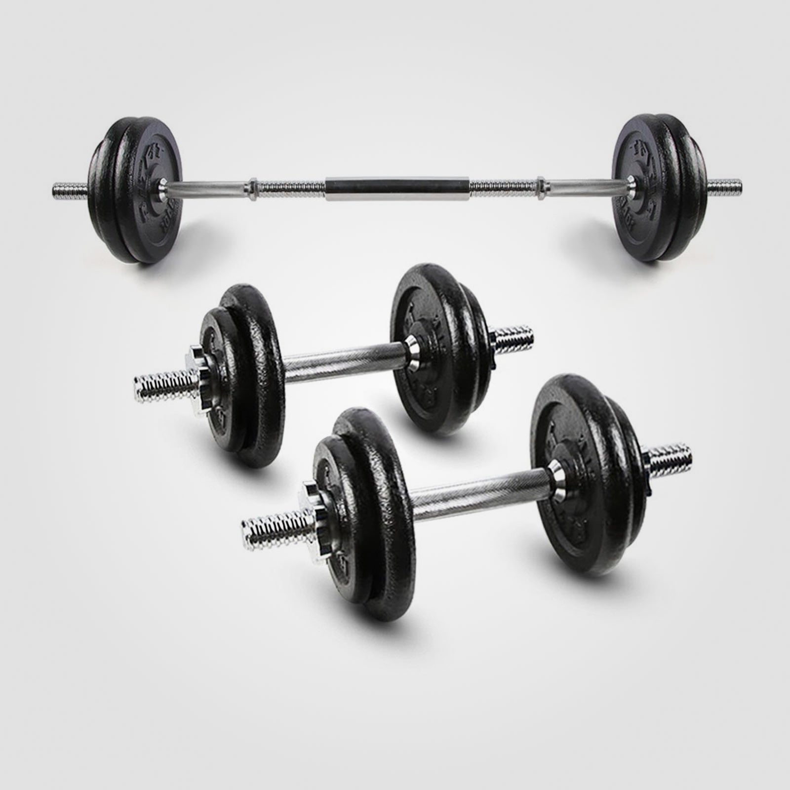 RitFit Cast Iron Adjustable Dumbbells - RitFit