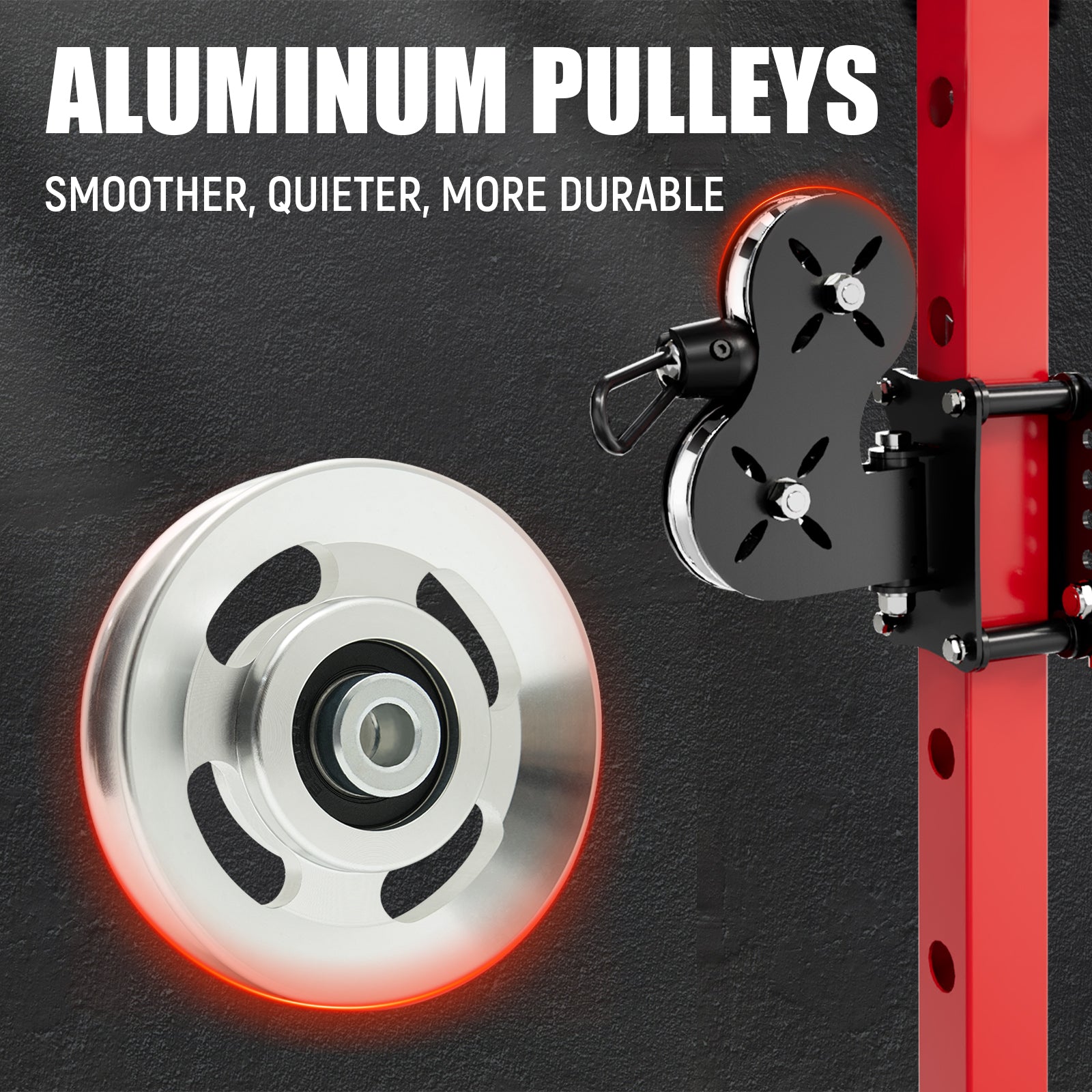 RitFit Rack Attachment Aluminum Pulley Set