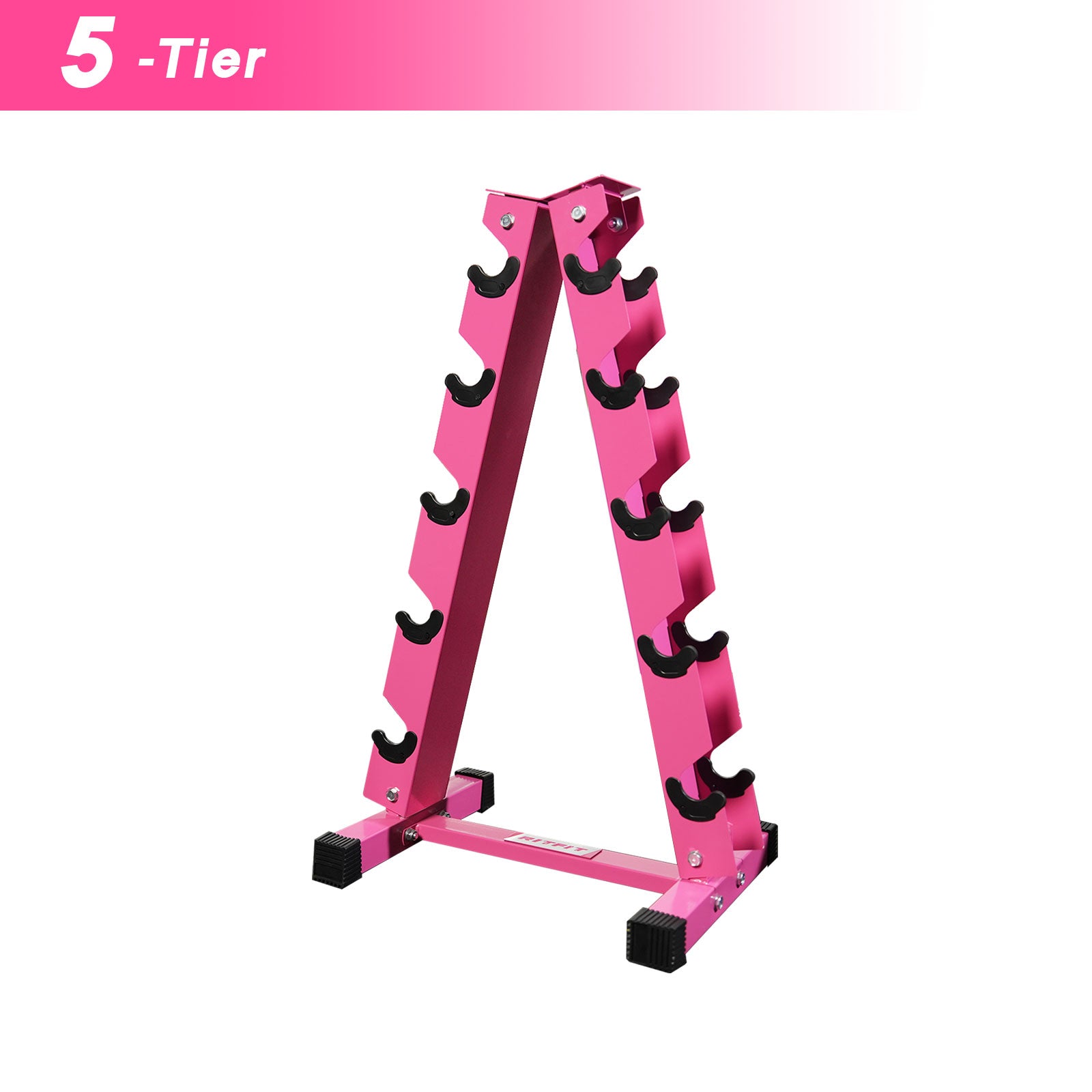 RitFit A-Frame Dumbbell Storage Rack Stand 5 Pairs