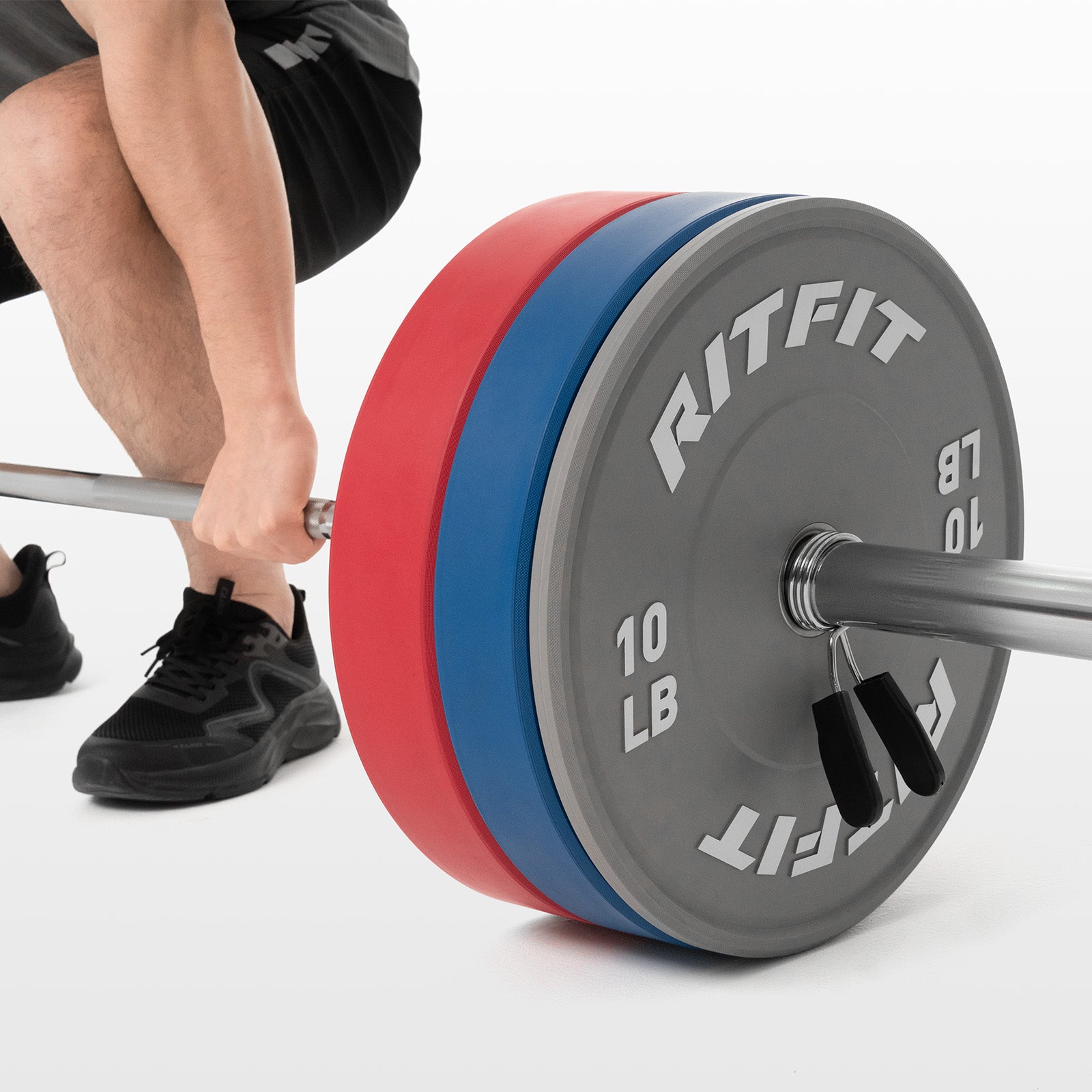 RitFit High-Grade Color Bumper Plates Olympic 2-Inch Rubber