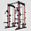 RitFit M1 Multi-Functional Smith Machine 2.0 with Cable Crossover System and Squat Rack for Home Gym