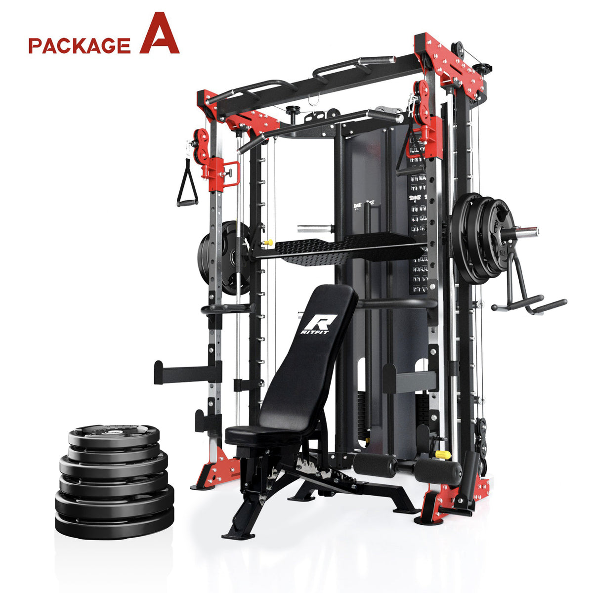 RitFit BPC05 Smith Machine Home Gym Package - RitFit