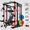 RitFit BUFFALO Smith Machine Home Gym Package with Lat Pull Down and Cable Crossover