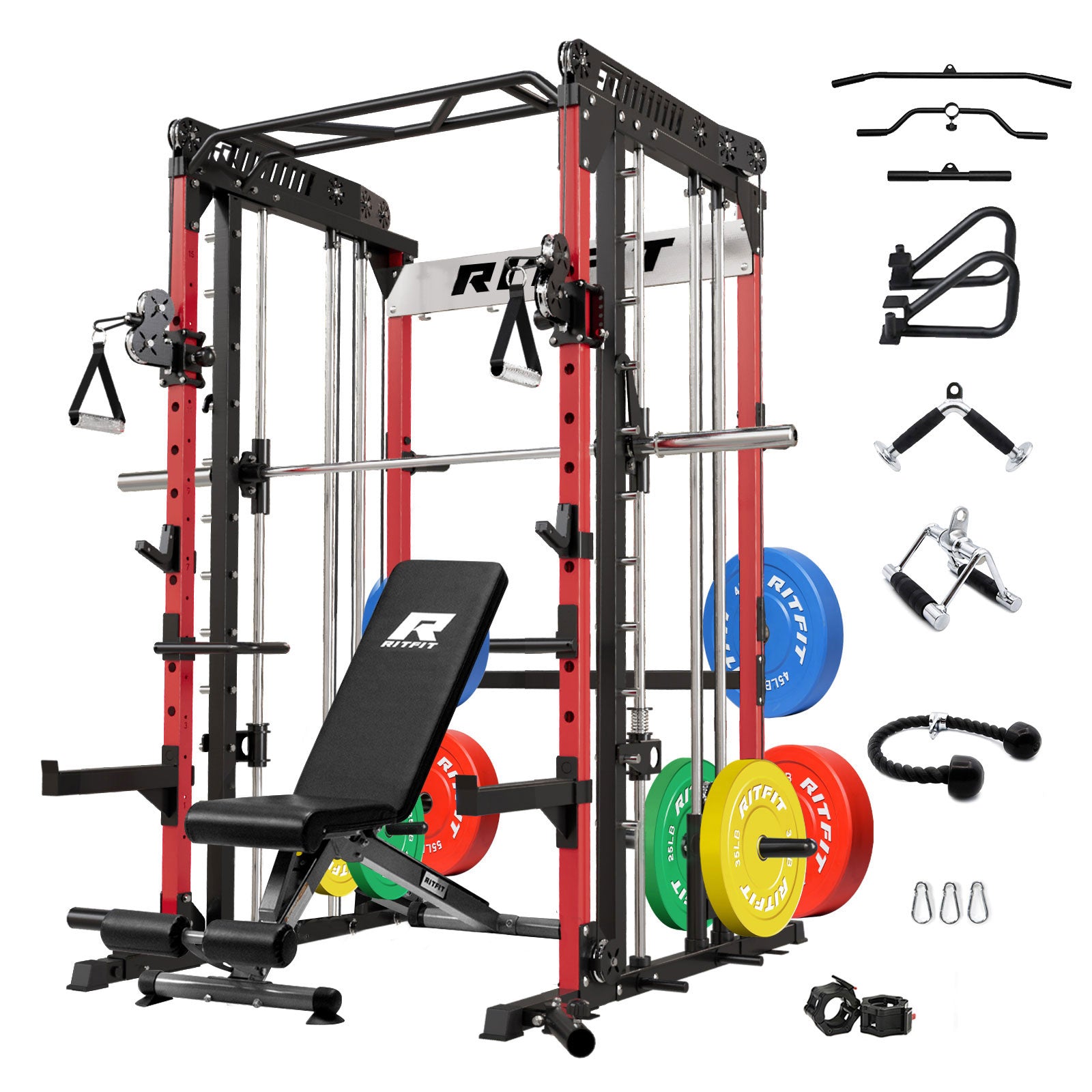 RitFit M1 2.0 Smith Machine Home Gym Package Comprehensive All-In-One Workout System