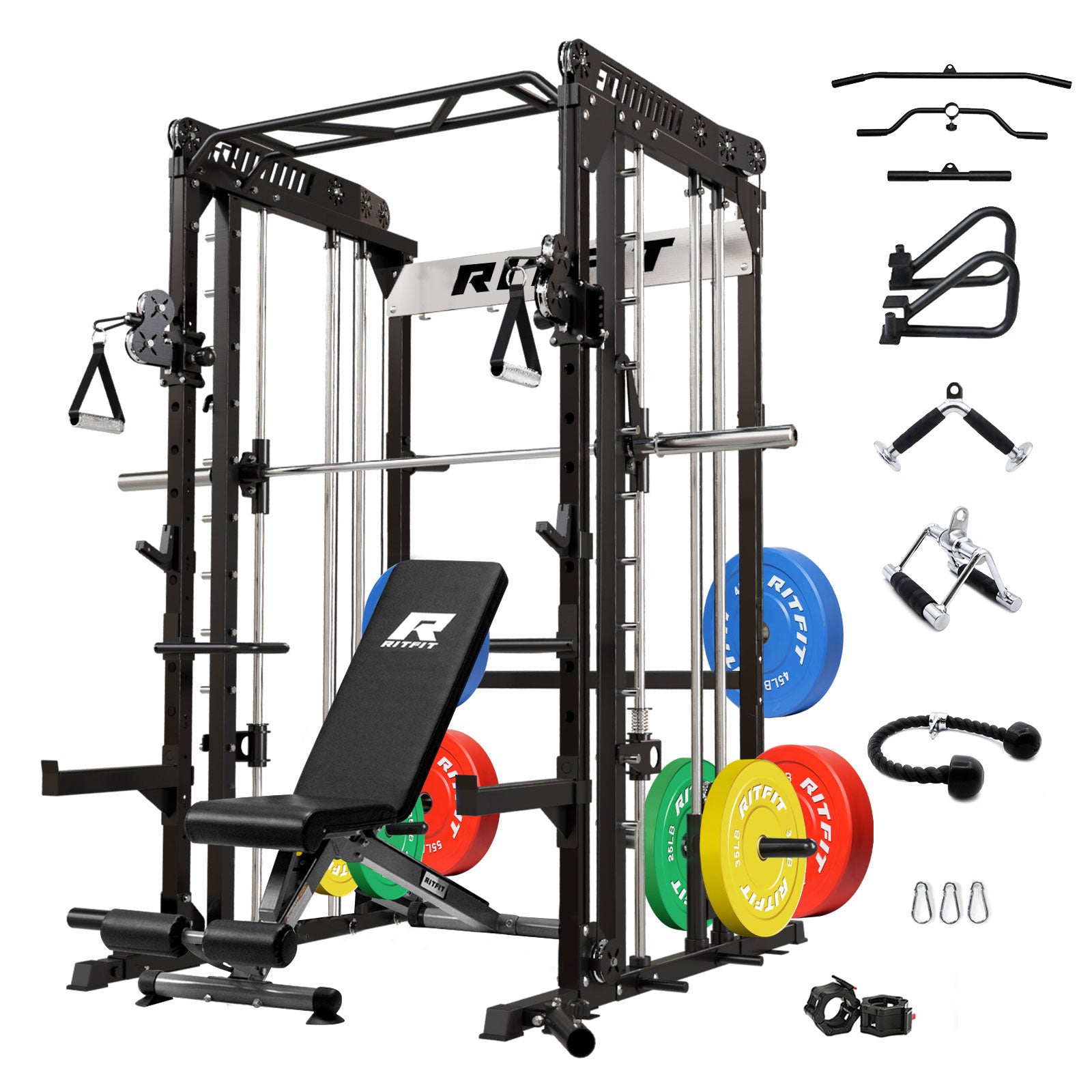 RitFit M1 2.0 Smith Machine Home Gym Package Comprehensive All-In-One Workout System