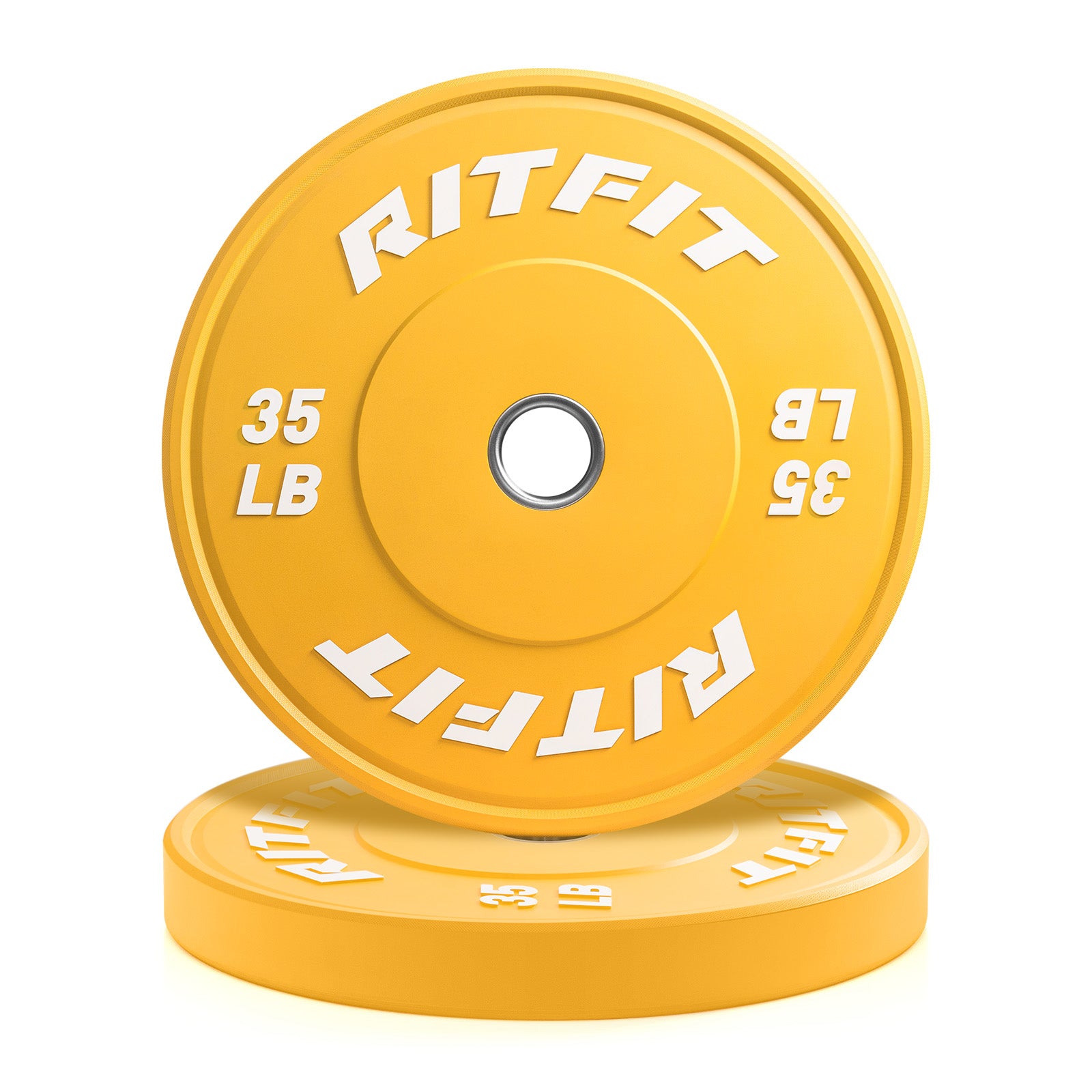 RitFit High-Grade Color Bumper Plates Olympic 2-Inch Rubber