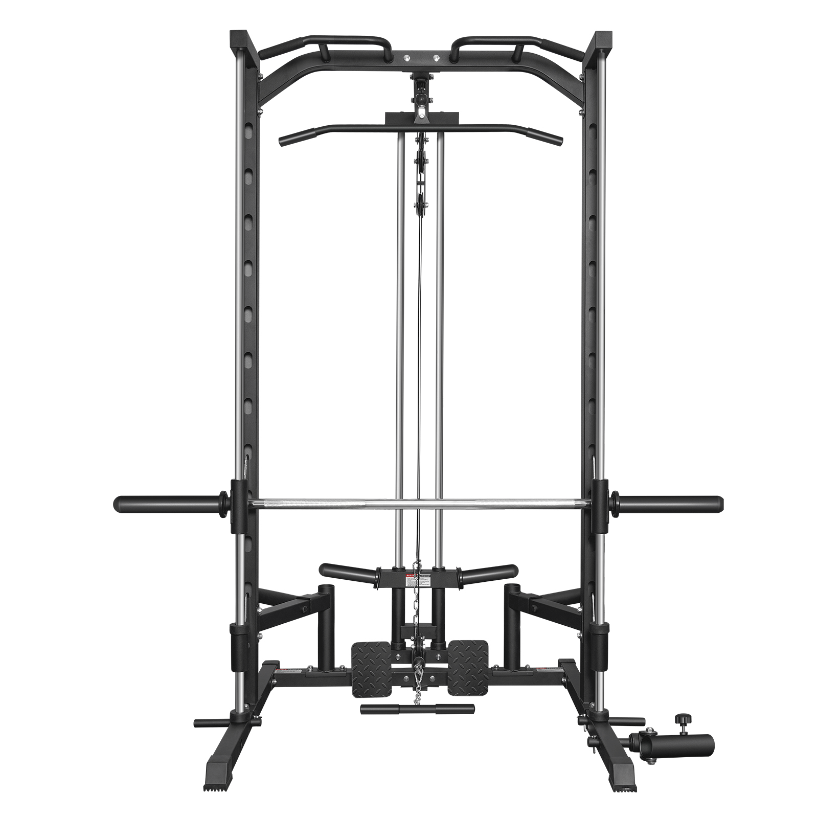 RitFit PSR05 2.0 Multifunctional Smith Machine Power Rack with LAT-Pull Down System