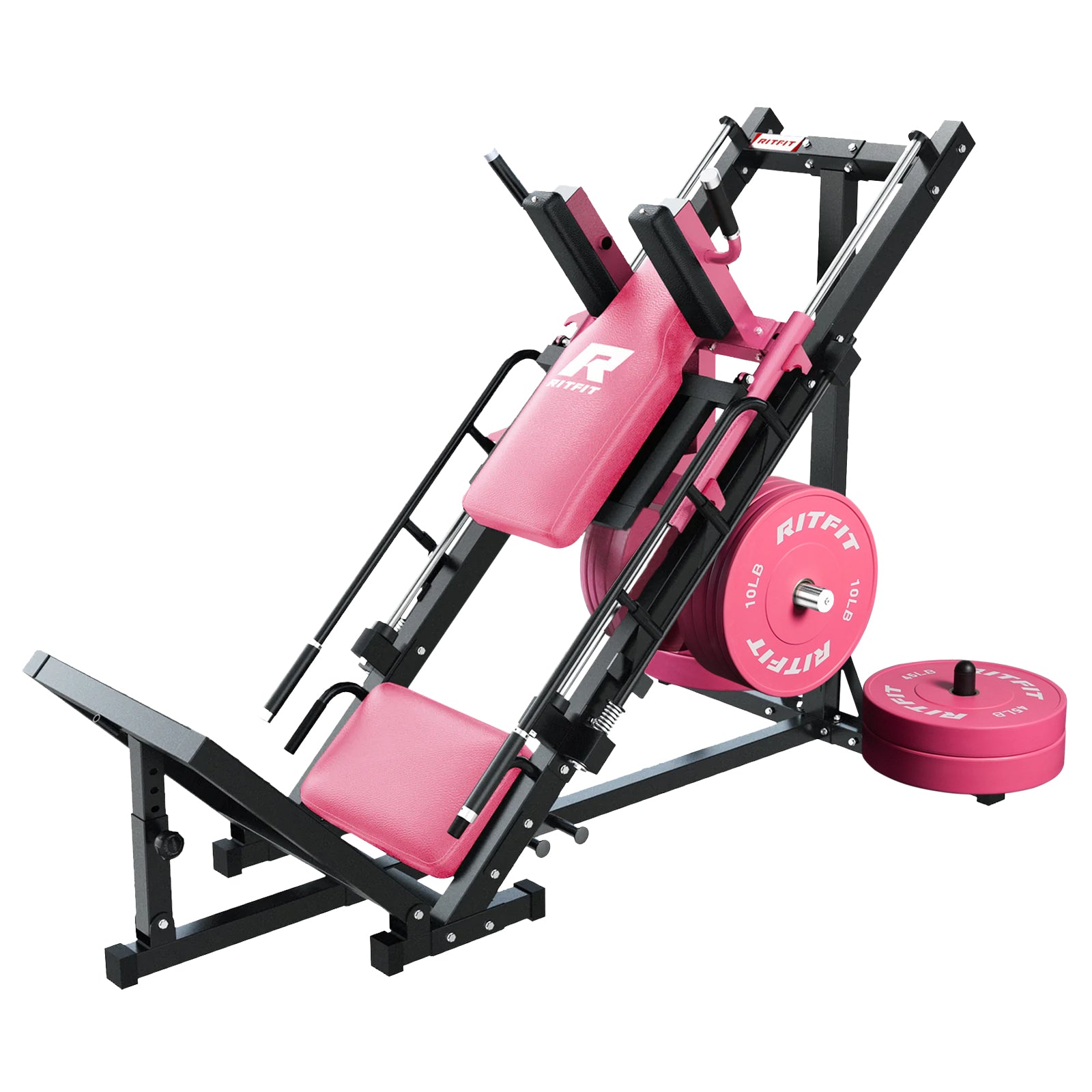 RitFit BLP01 Full Leg Workout Package 3-In-1 Leg Press, Hack Squat, and Calf Raise Set