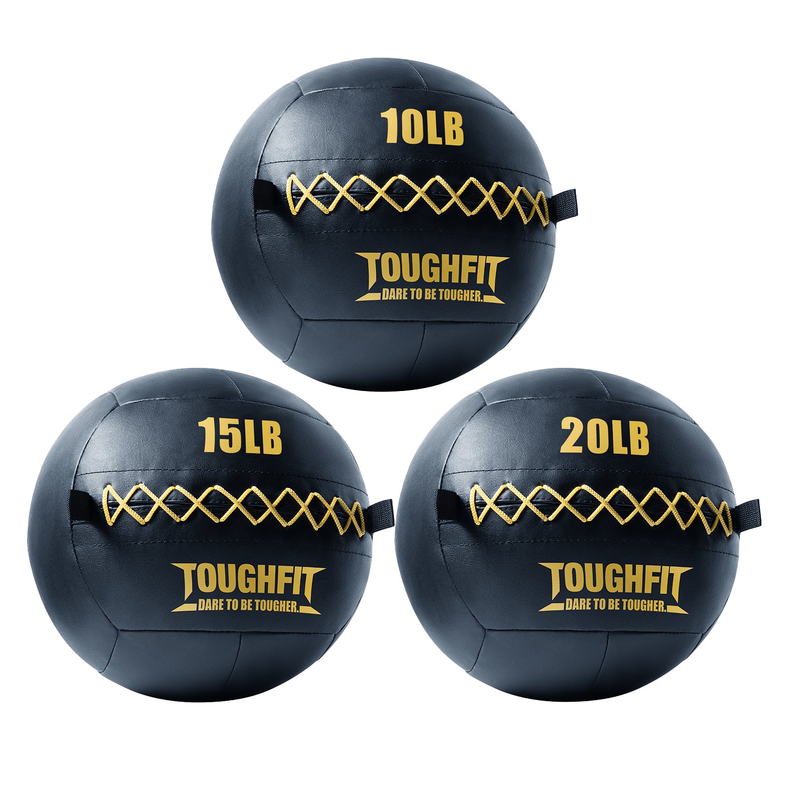 ToughFit Soft Leather Medicine Wall Ball - RitFit