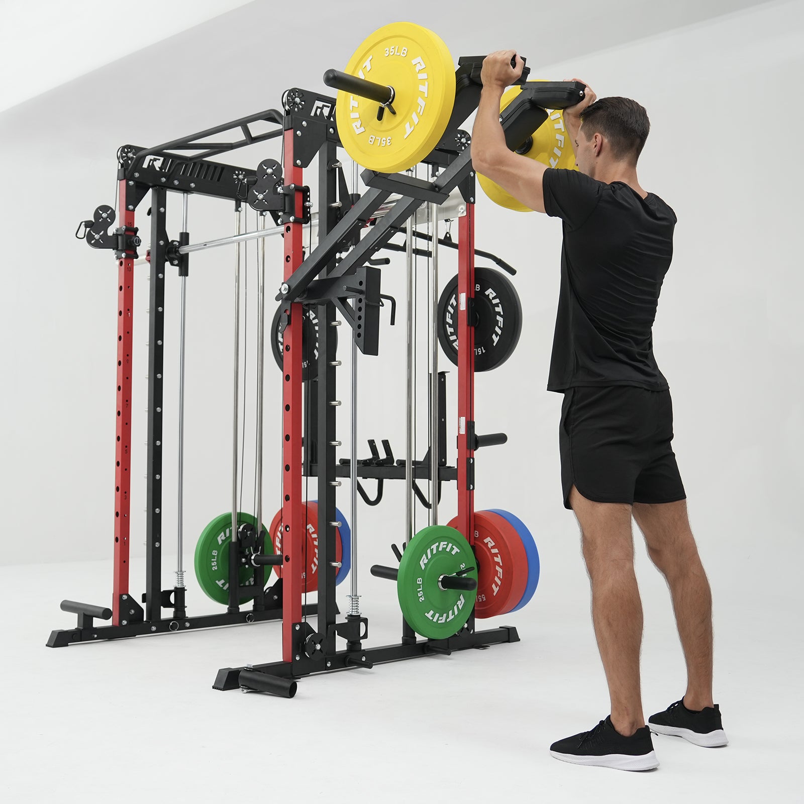 RitFit AT02 Hack Squat Rack Attachment for 2"X2" Rack