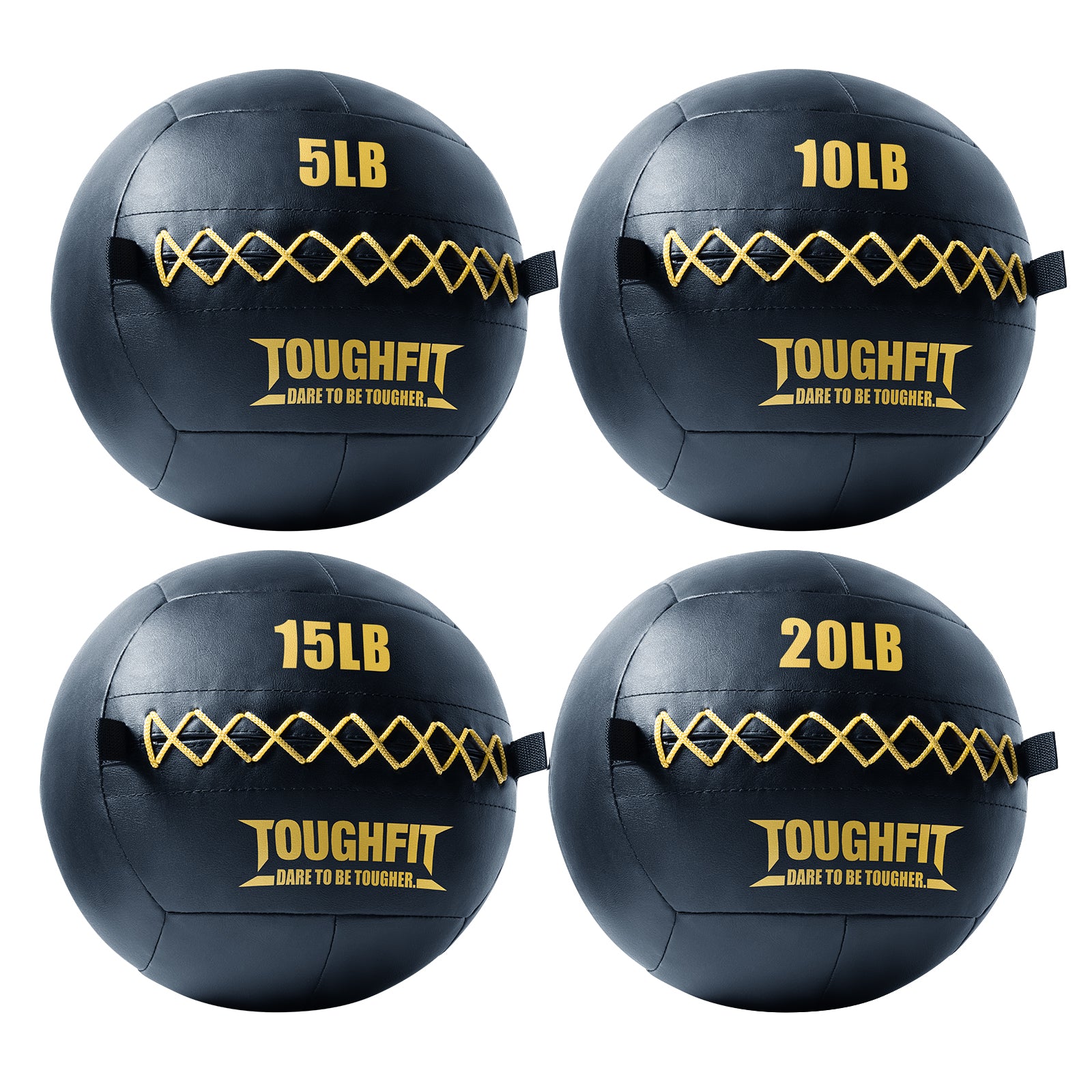 ToughFit Soft Leather Medicine Wall Ball - RitFit