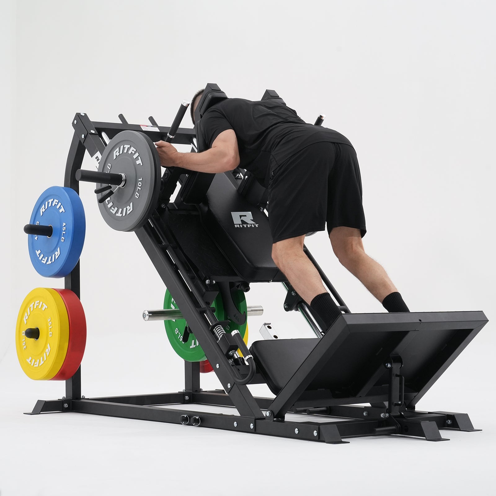 RitFit GAZELLE PRO 3-In-1 Leg Press and Hack Squat Machine