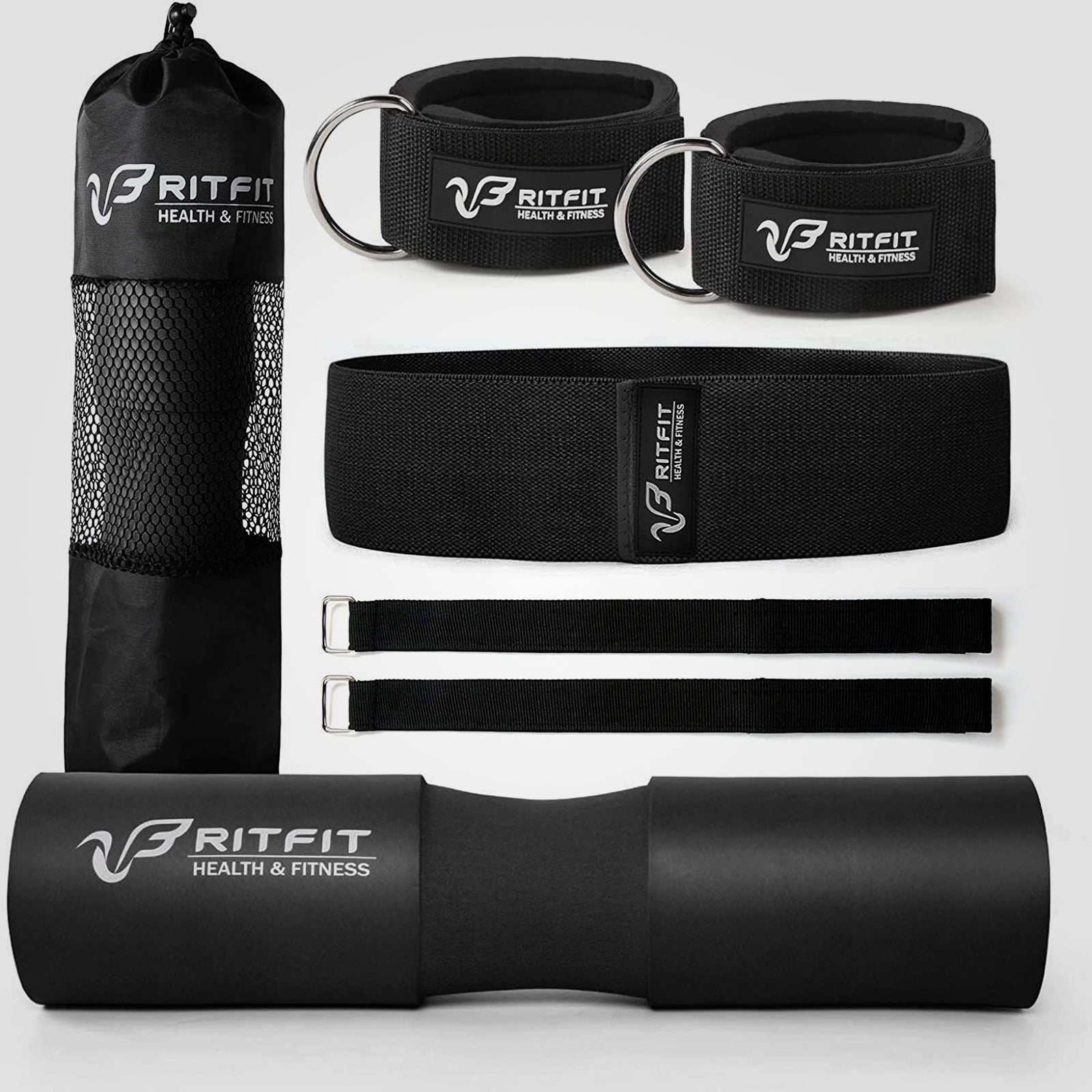 RitFit 7 Pack Barbell Pad Squat Pad for Standard Set - RitFit