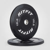 RitFit Bumper Plates Olympic Rubber Weight Plates, 2-inch