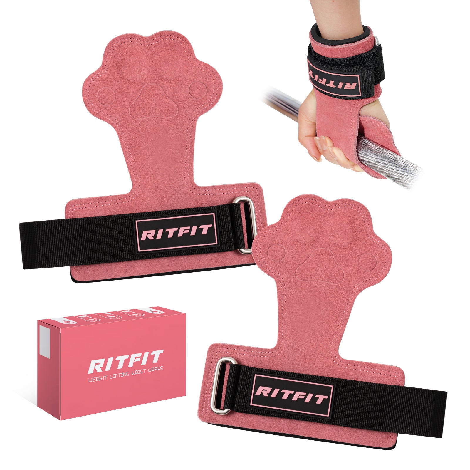 RitFit Women's Weight Lifting Wrist Straps