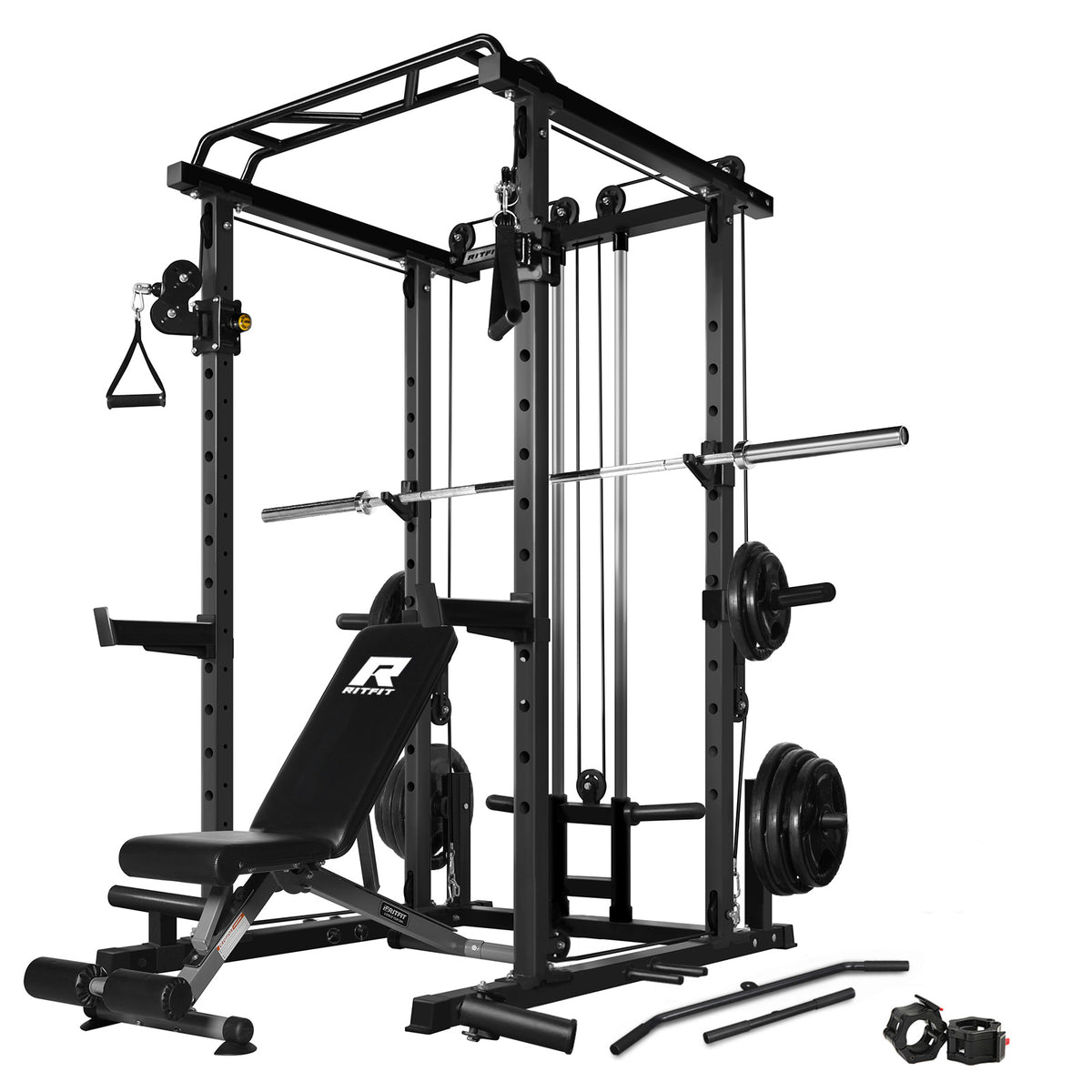 RitFit PPC03 Power Cage Home Gym Package - RitFit