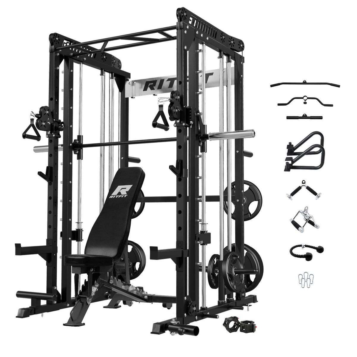 RitFit M1 Smith Machine Home Gym Package