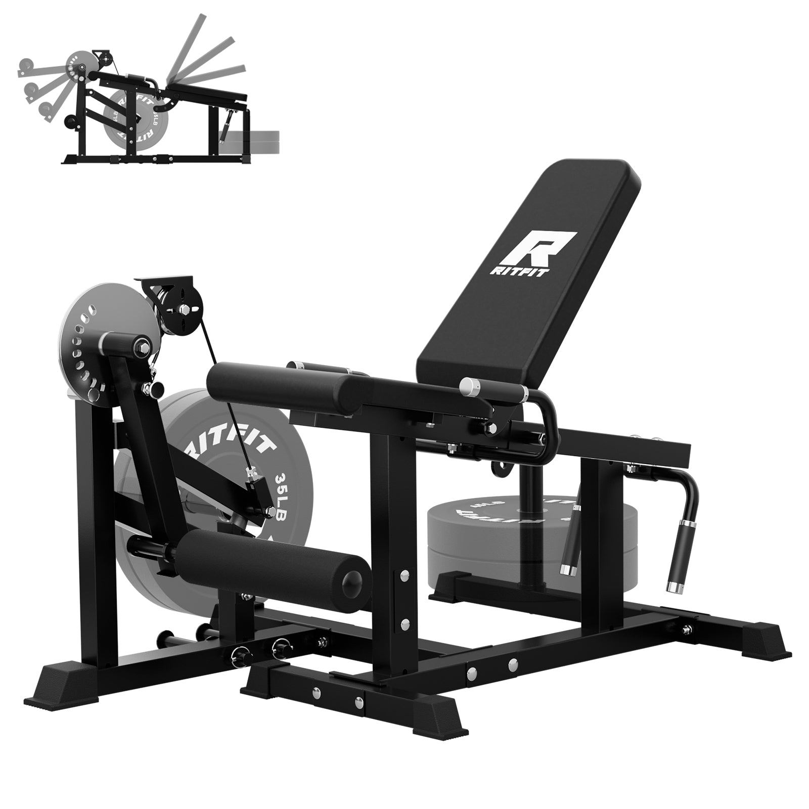 RitFit PLC01 Leg Extension Curl Machine