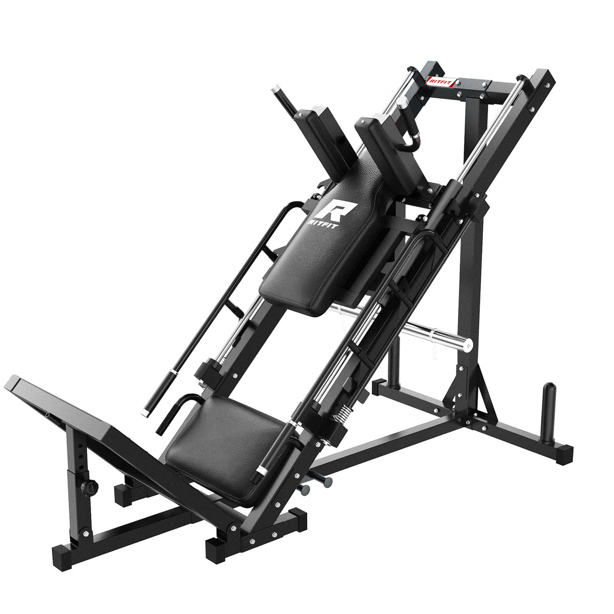 RitFit BLP01 45 Degree 3-In-1 Leg Press Hack Squat and Calf Raise Machine