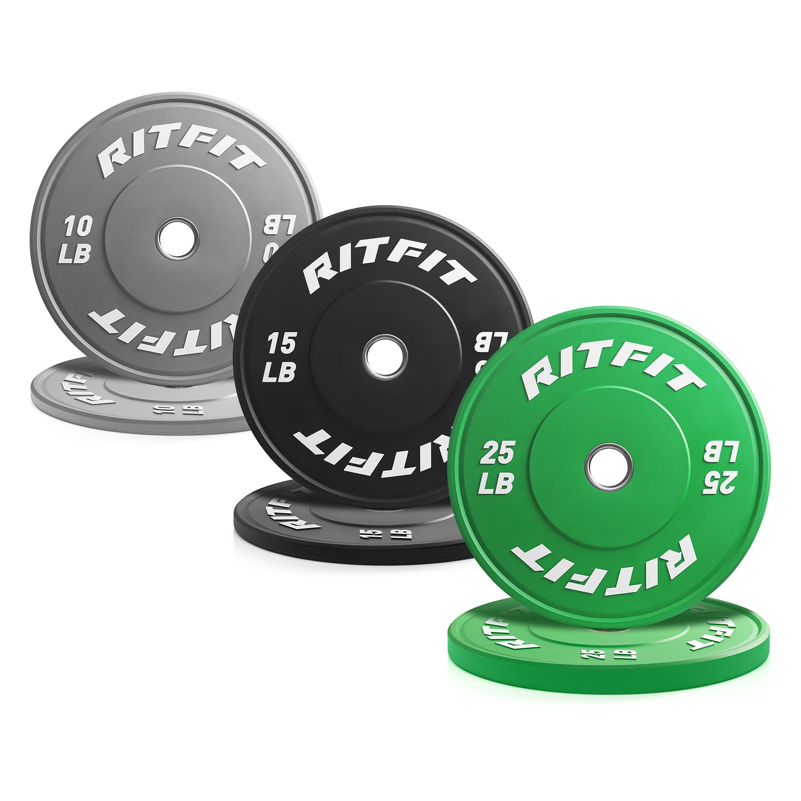 RitFit High-Grade Color Bumper Plates Olympic 2-Inch Rubber