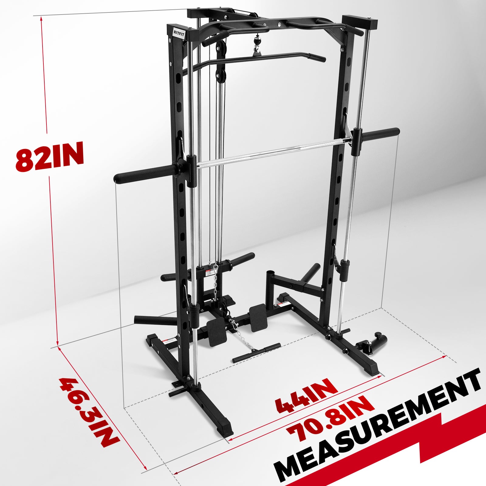 RitFit PSR05 Multifunctional Smith Machine Upgraded 2.0 - RitFit