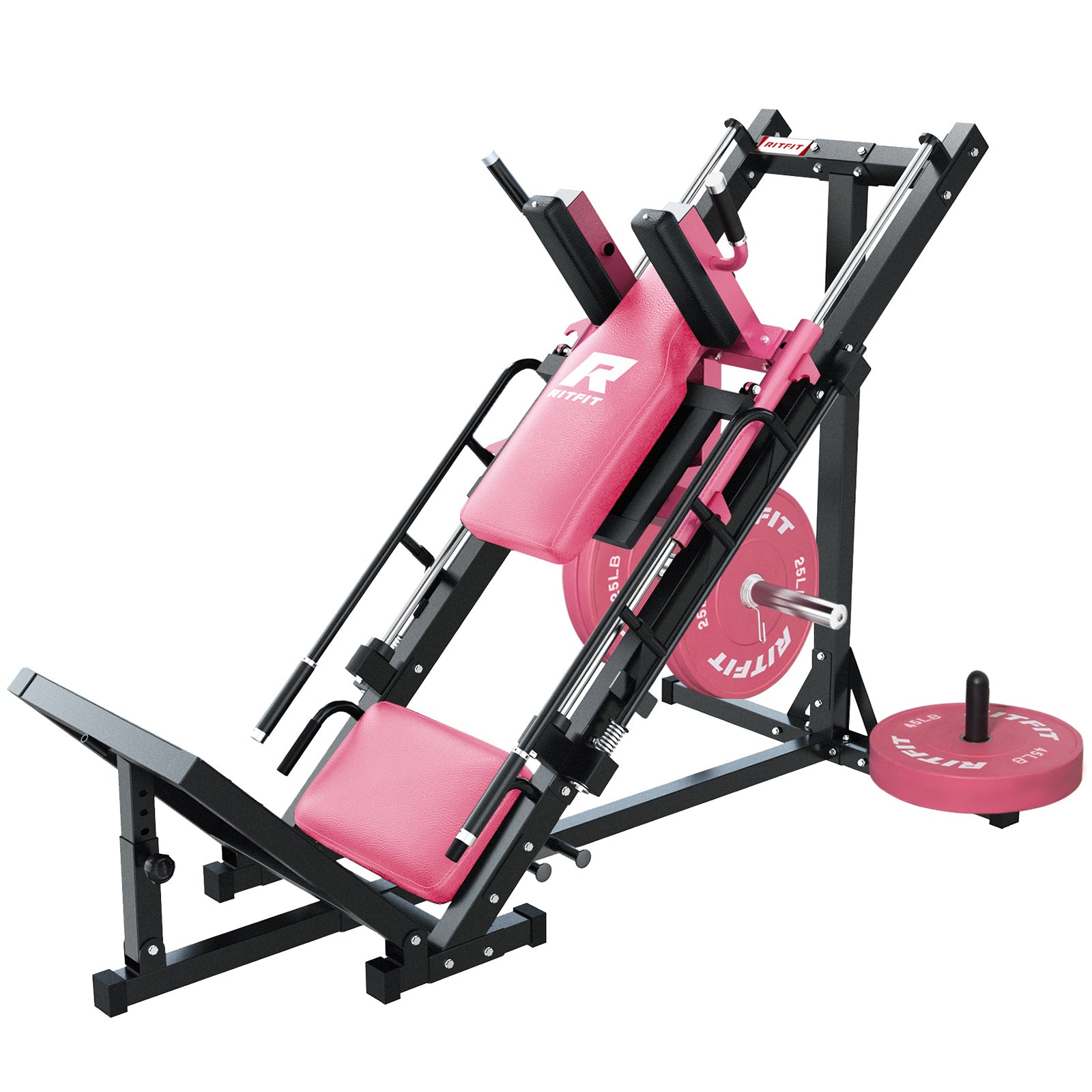 RitFit BLP01 Full Leg Workout Package 3-In-1 Leg Press, Hack Squat, and Calf Raise Set