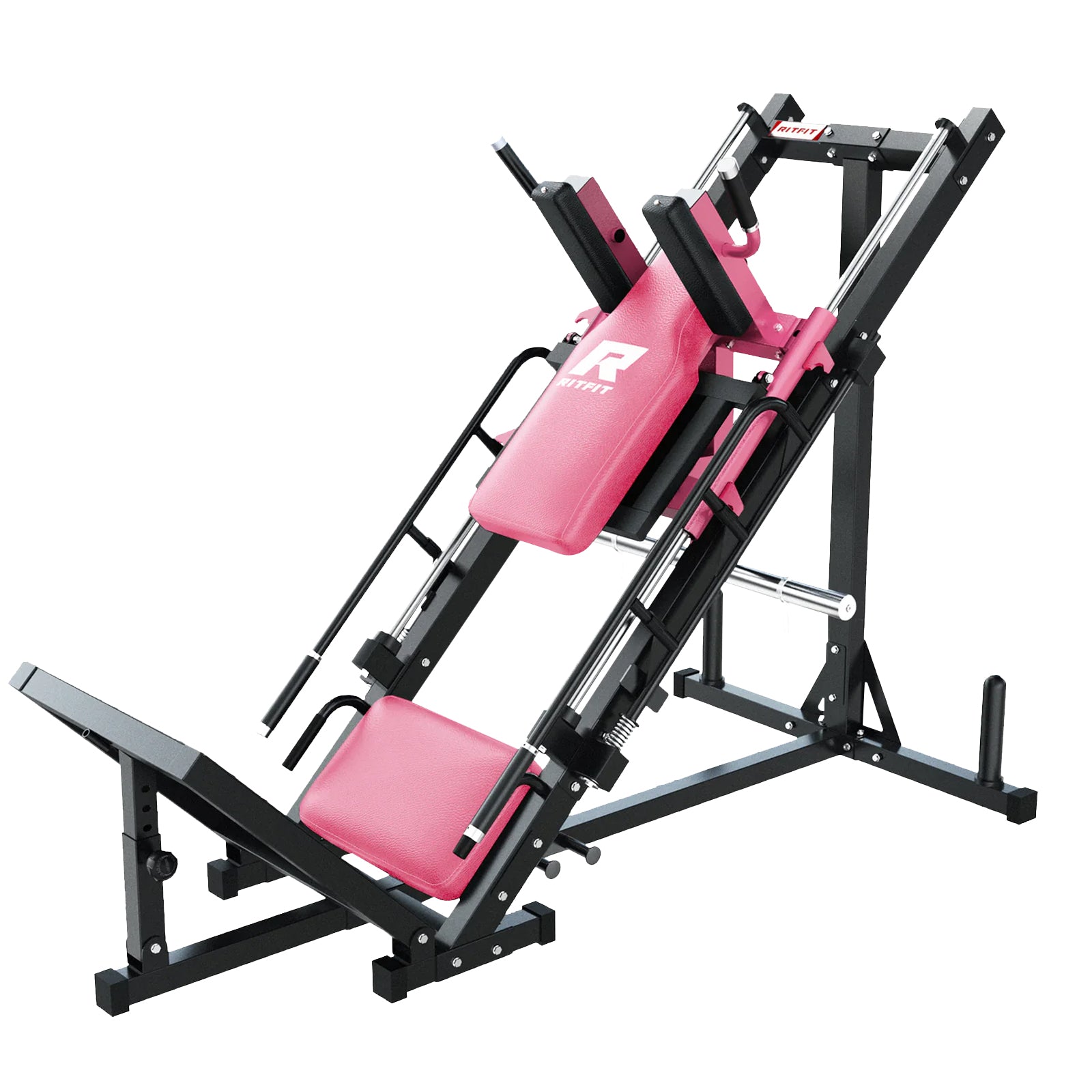 RitFit BLP01 45 Degree 3-In-1 Leg Press Hack Squat and Calf Raise Machine