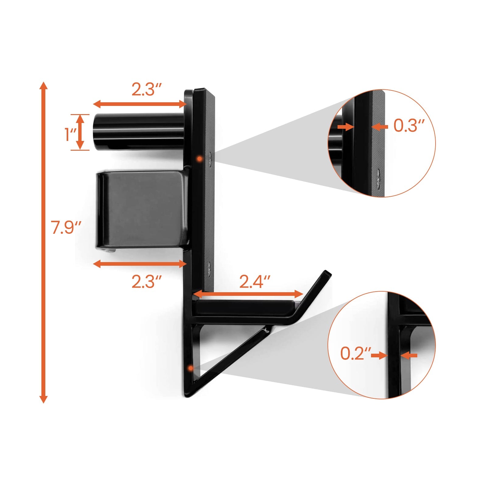 RitFit J-HOOKS Rack Attachments, Pair Attachments RitFit 