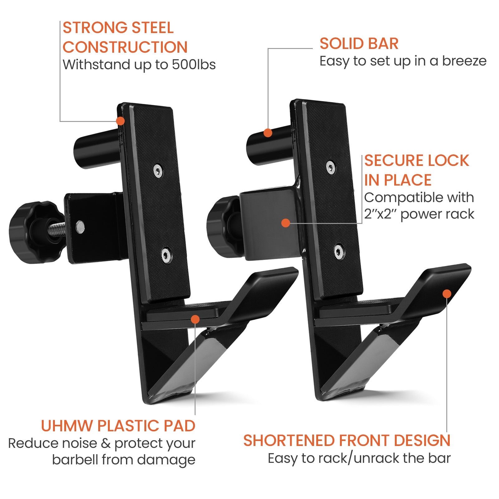 RitFit J-HOOKS Rack Attachments, Pair Attachments RitFit 